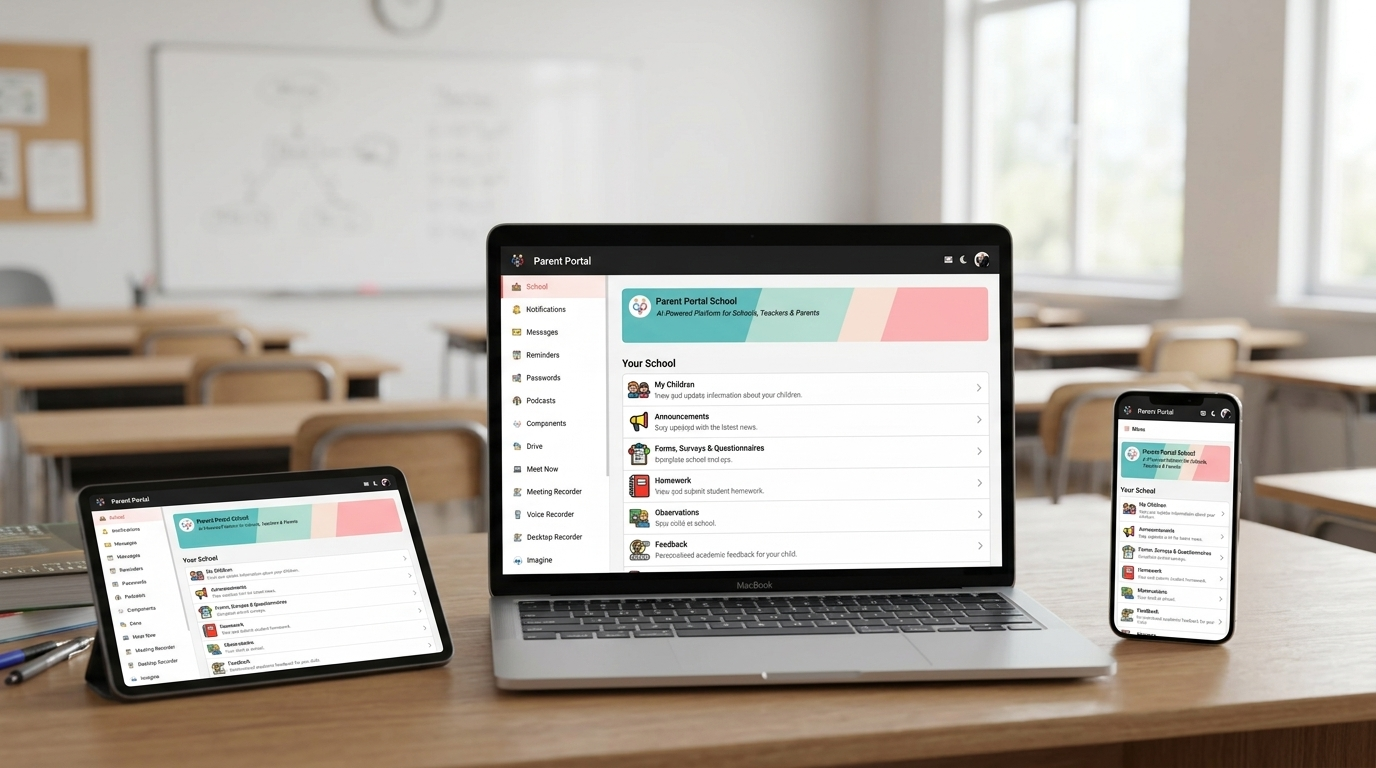 Teacher using Parent Portal